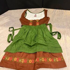 G Heller Salzburger Trachten Netherlands German Oktoberfest Dirndl Dress Size 2